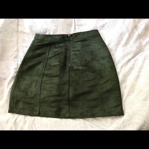 Forever 21 suede skirt